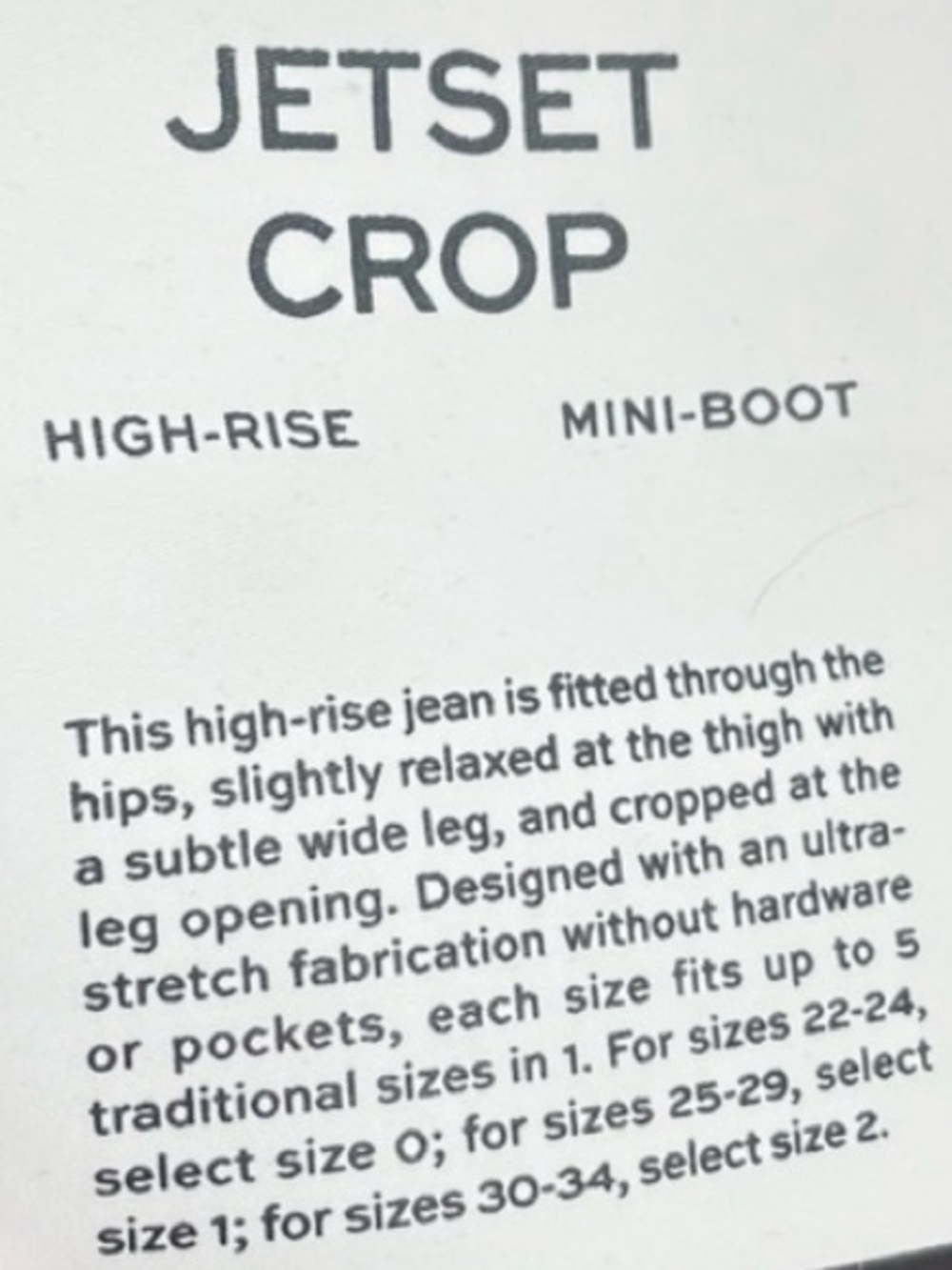Frame Jetset Cropped Mini-Boot Cut Coated Jeans - Picture 9 of 9